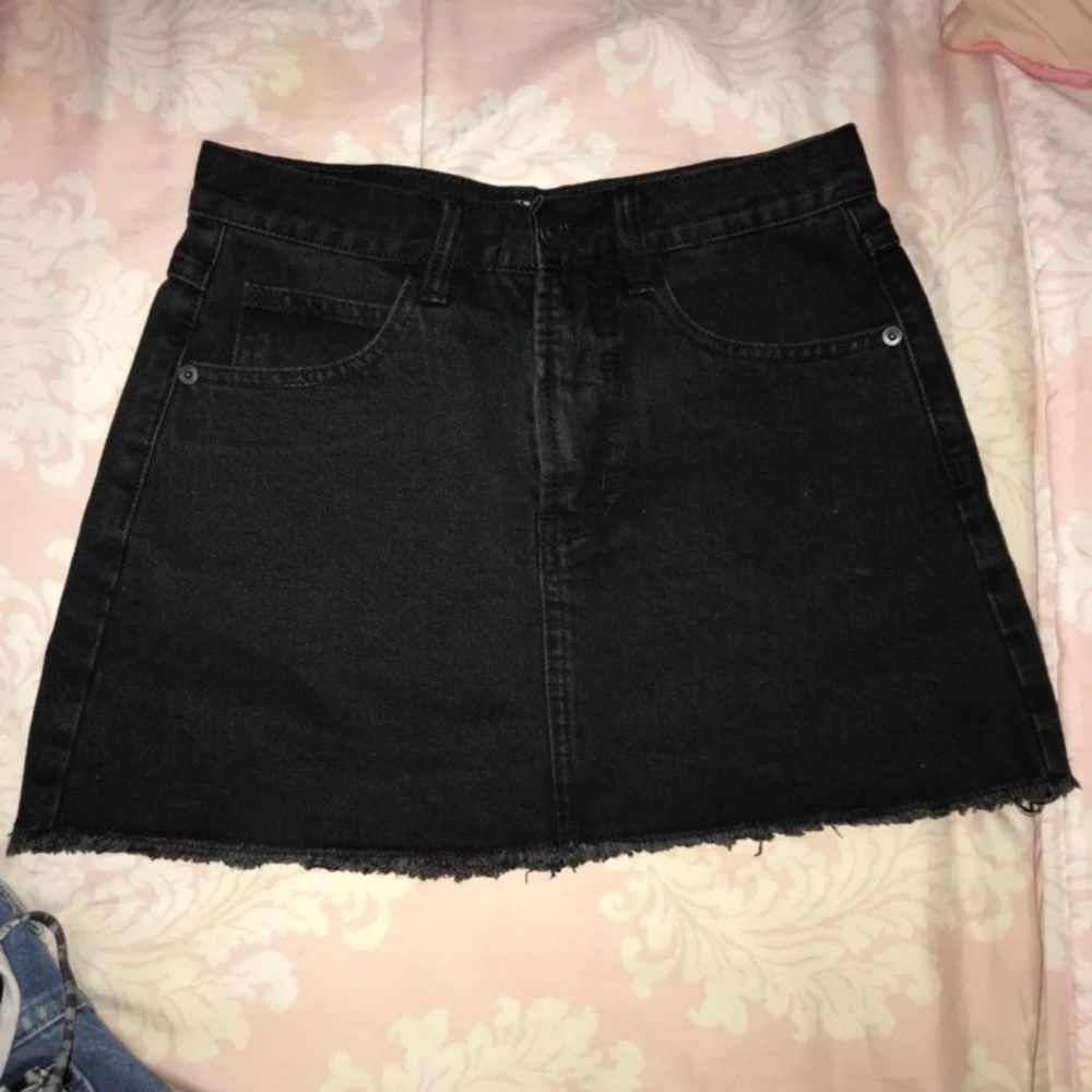 TWO DAY SALE black denim brandy melville skirt